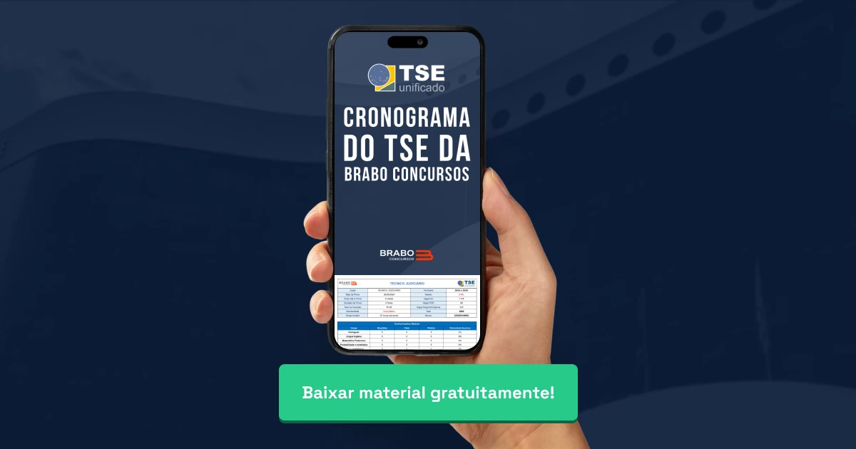 Baixe O Cronograma Do TSE Da Brabo Concursos